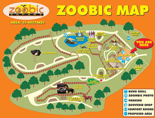 zoobic safari google map